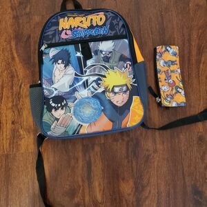 Naruto Shippuden Backpack and Pencil Case